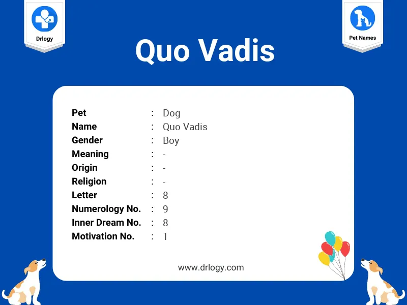 Quo Vadis Name Meaning